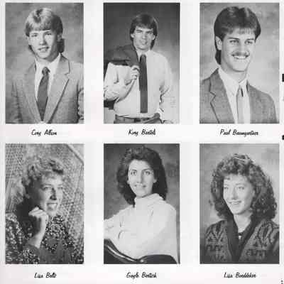 Hillsboro High School 1987 Yearbook: Class of 1987 Senior photographs on page 7