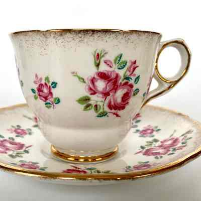 Cup and Saucer - Donated in memory of Edna Steinberger
