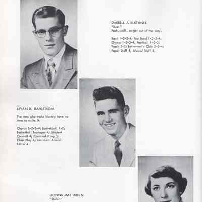 Hillsboro High School 1955 Yearbook: Class of 1955 Senior photographs, page 12