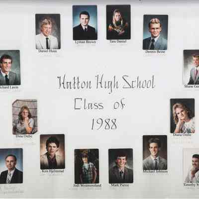 Hatton High School 1988 Class Photo