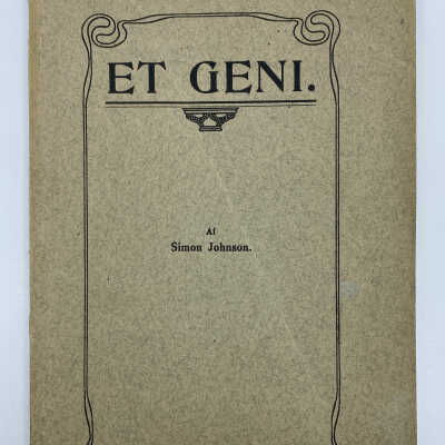 Et Geni (A Genius: Norwegian) by Simon Johnson, 1907