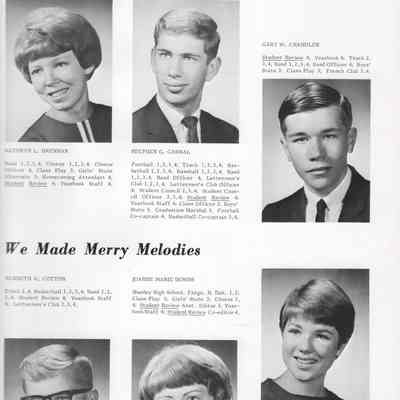 Hillsboro High School 1967 Yearbook: Class of 1967 Senior photographs on page 9