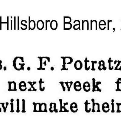 Page 5, 24 April 1903 Hillsboro Banner