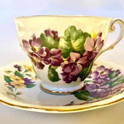 Cup and Saucer -Donated by Pat (Mrs. Robert) Woods