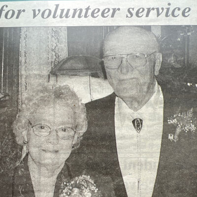 Nysveen family: Jerry and Aagot (Lerfald) Nysveen, dedicated TCHS volunteers, Norway Township, Traill County, ND