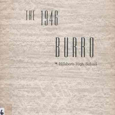 Hillsboro High School 1946 Yearbook
