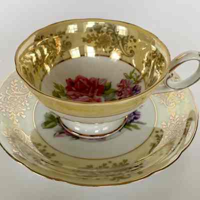 Cup and Saucer - Donated in memory of Anna (Mrs. Clyde) Larson