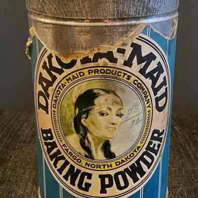 Dakota Maid Baking Powder Canister