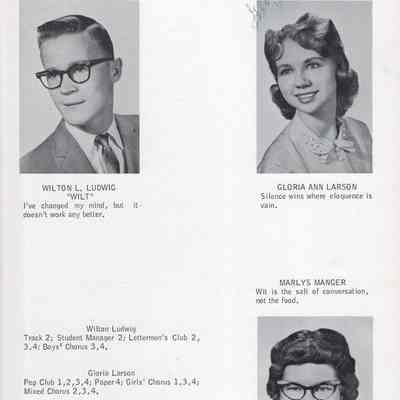 Hillsboro High School 1961 Yearbook: Class of 1961 Senior photographs, page 19