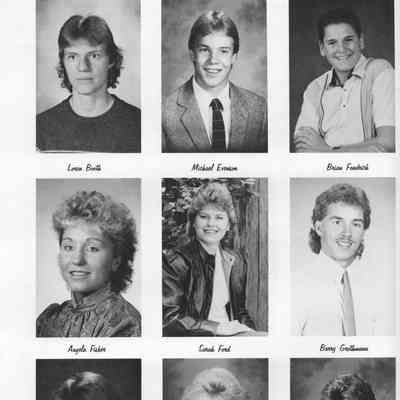 Hillsboro High School 1987 Yearbook: Class of 1987 Senior photographs on page 8