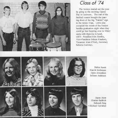 MayPort High School 1974 Yearbook: Senior photos, page 91