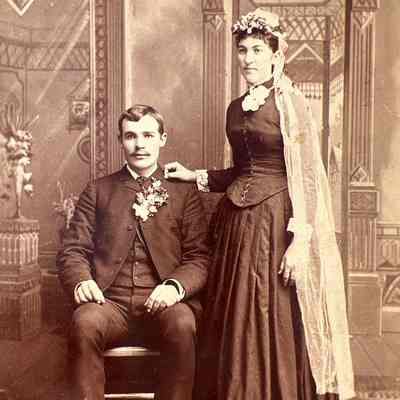 Wedding photo of Phillip Bohnsack and Dorothea Rediske