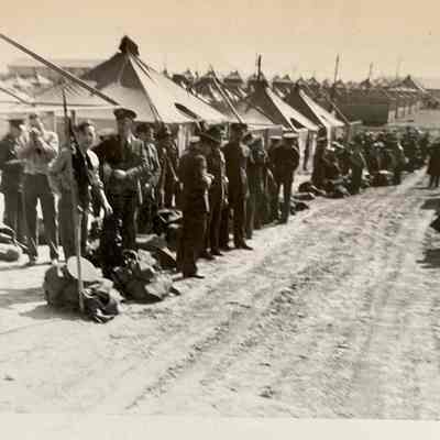 Arrival at Camp Claiborne - 1941