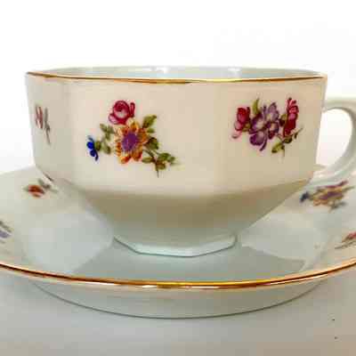 Cup and Saucer - Donated by Cheri (Mrs. James) Goertz