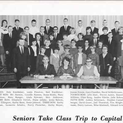 Hillsboro High School: 1967 Yearbook Senior Class photo