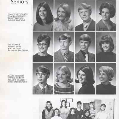 Hillsboro High School 1971 Yearbook: Class of 1971 Senior photographs on page 58