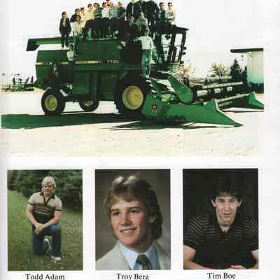 Hatton High School 1986 Yearbook: Class of 1986 Senior photographs, page 1