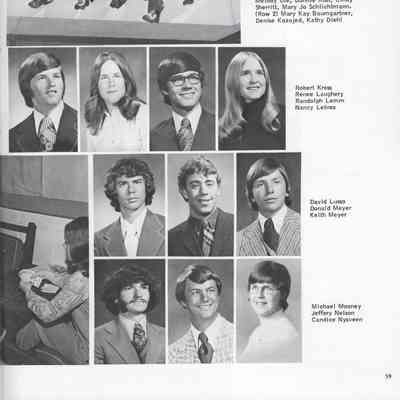Hillsboro High School 1974 Yearbook: Class of 1974 Senior photographs on page 59