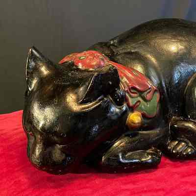 Large Cat Figurine