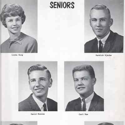 Hatton High School 1962 Yearbook: Class of 1962 Senior photographs, page 1