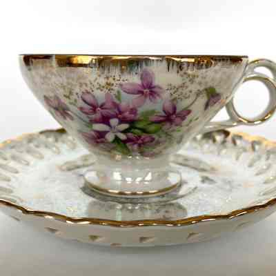 Cup and Saucer - Donated by Arlene ( Mrs. Harry) Eisenbeis