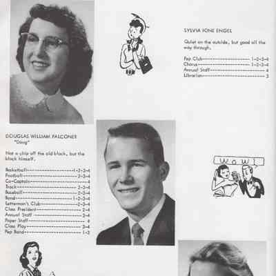 Hillsboro High School 1956 Yearbook: Class of 1956 Senior photographs: page 14