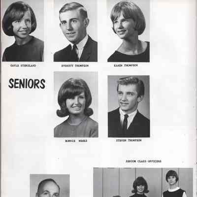 Hatton High School 1966 Yearbook: Class of 1966 Senior photographs, page 3