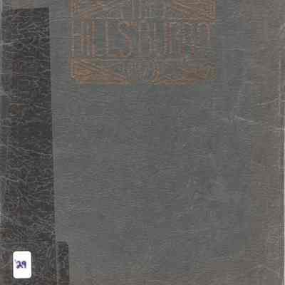 Hillsboro High School 1929 Yearbook