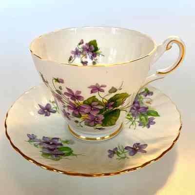 Cup and Saucer - Donated by Victoria (Mrs. Bryan) Dahlstrom