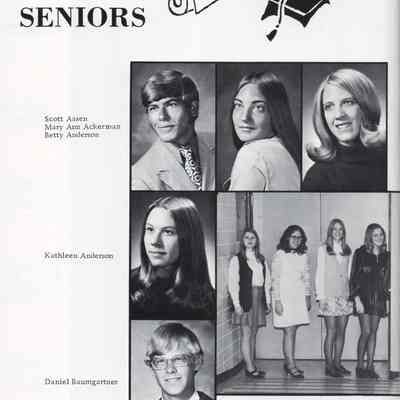 Hillsboro High School 1972 Yearbook: Class of 1972 Senior photographs on page 52