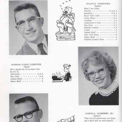 Hillsboro High School 1958 Yearbook: Class of 1958 Senior photographs, page 14