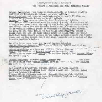 History of Kelso, compiled by John McNamee: Ed. R and Jane (Nicholson) Johnston