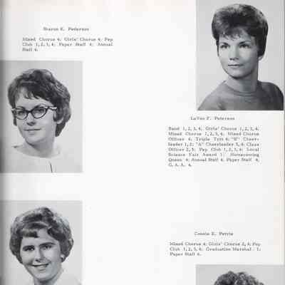 Hillsboro High School: Class of 1962 Senior photos, page 21