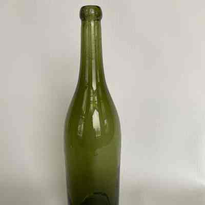 Large Green Turn Mold Bottle