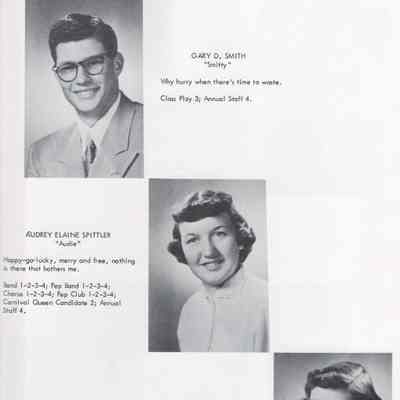 Hillsboro High School 1954 Yearbook: Class of 1954 Senior photographs, page 17