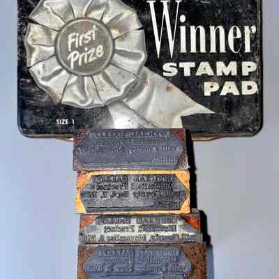 Bloomfield Township Ballot Stamps and Ink Pad