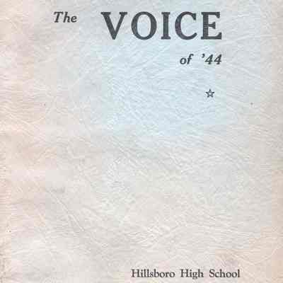 Hillsboro High School 1944 Yearbook