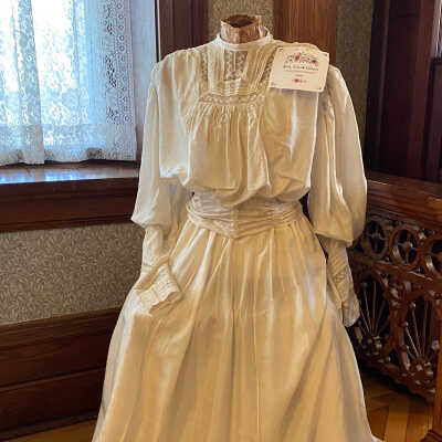1906 Wedding Dress of Mrs. Frank (Julia Helen Johnson) Elliot