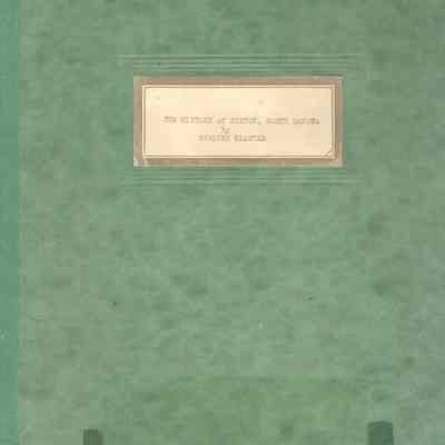 History of Buxton, North Dakota, by Eveline Kloster, 1920 UND Graduate earning L. F. Crawford Prize in History