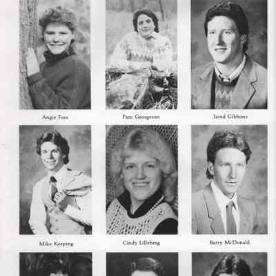 Hillsboro High School 1986 Yearbook: Class of 1986 Senior photographs on page 48