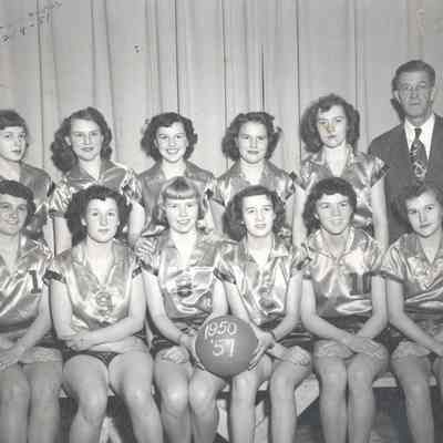 Caledonia High School, 1950-51 Girl's Basketball Team