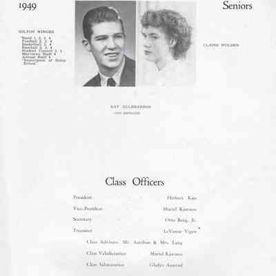 Mayville High School 1949 Yearbook: Senior photographs, page 17