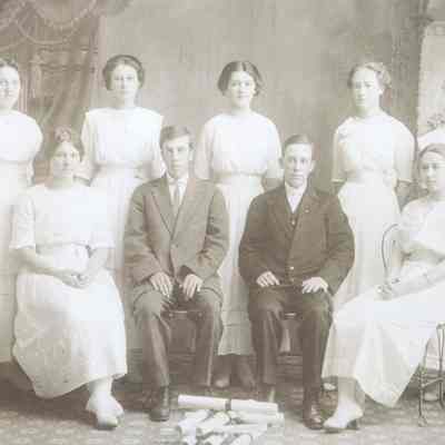 Hatton High School 1913 Class list & photo