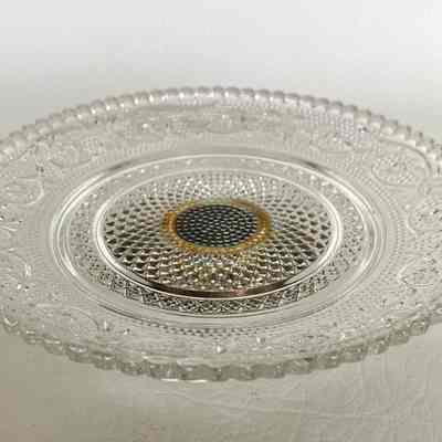 Set of 2 Small Glass Pedestal Dishes