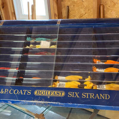 J & P Coats Boilfast Six Strand Embroidery Display Cases