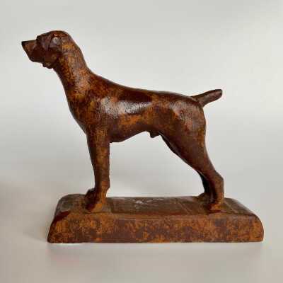 Hand-Carved Dog Figurine - McGee
