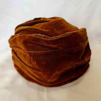 Brown Velvet Women’s Hat