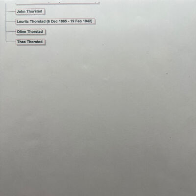 Thorstad family tree, pg. 2