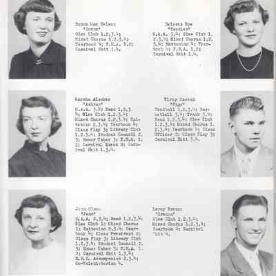 Hatton High School 1952 Yearbook: Class of 1952 Senior photographs, page 7