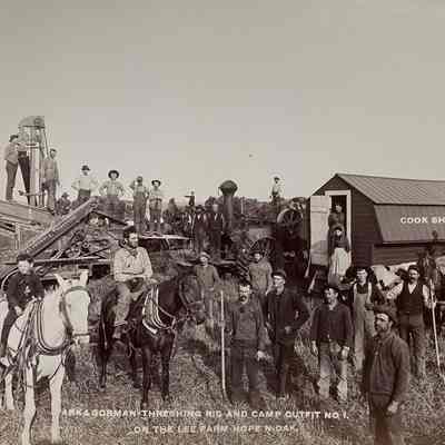 Park & Gorman Threshing Rig- Lee Farm, Hope, ND